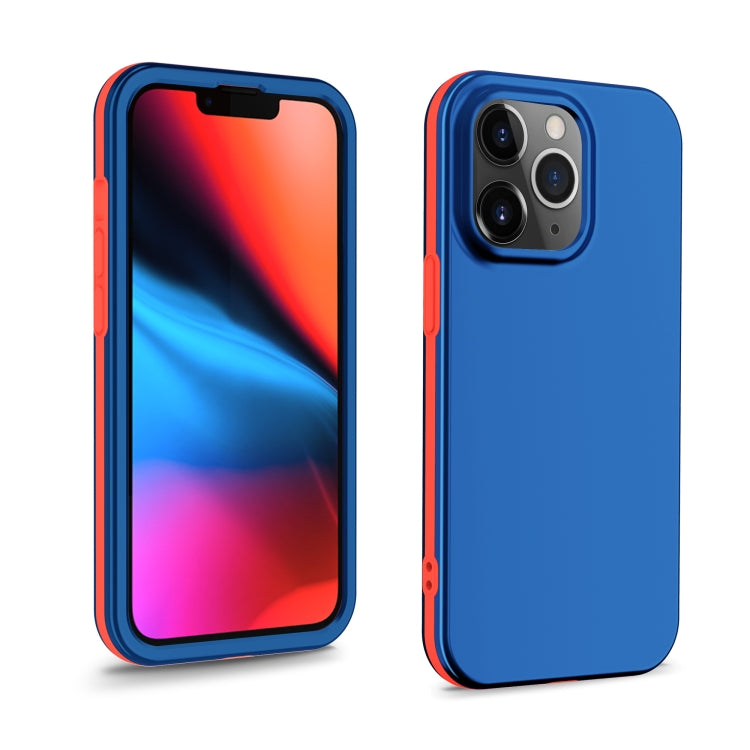 For iPhone 13 Pro Dual-color 360 Degrees Full Coverage Protective PC + TPU Shockproof Case
