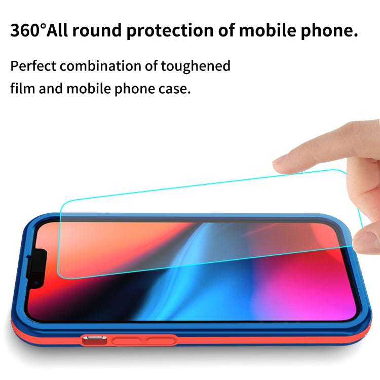 For iPhone 13 Pro Dual-color 360 Degrees Full Coverage Protective PC + TPU Shockproof Case