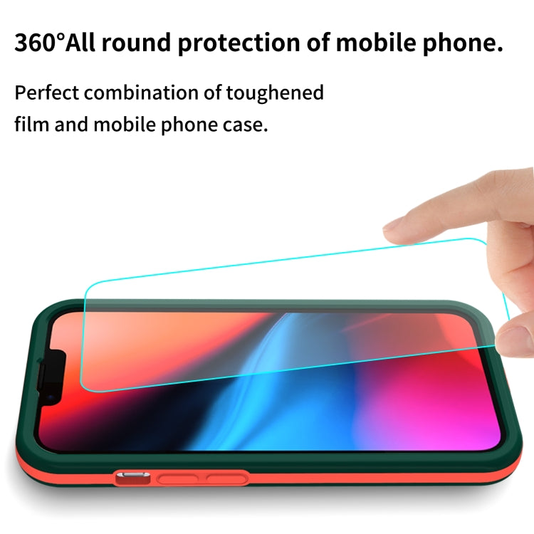 For iPhone 13 Pro Dual-color 360 Degrees Full Coverage Protective PC + TPU Shockproof Case