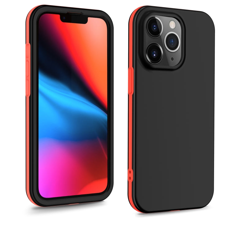 For iPhone 13 Pro Max Dual-color 360 Degrees Full Coverage Protective PC + TPU Shockproof Case