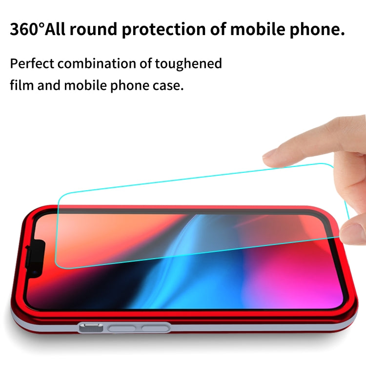 For iPhone 13 Pro Max Dual-color 360 Degrees Full Coverage Protective PC + TPU Shockproof Case