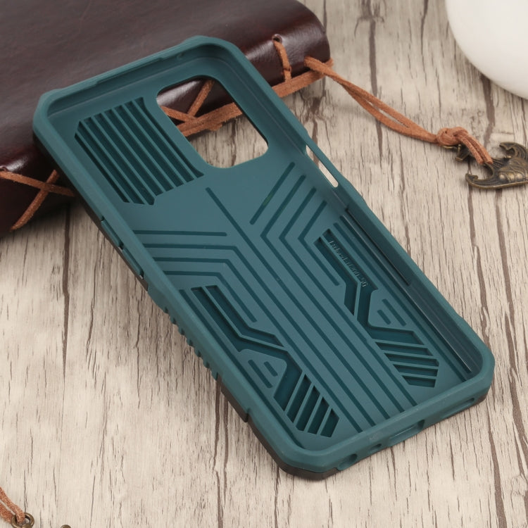 For OnePlus Nord N200 5G Machine Armor Warrior Shockproof PC + TPU Protective Case