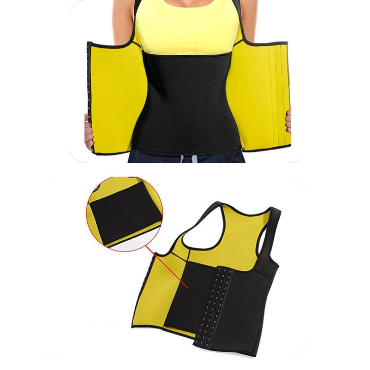 U-neck Breasted Body Shapers Vest Weight Loss Waist Shaper Corset, Size:XXXL