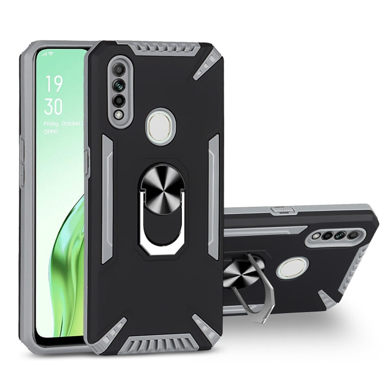 For OPPO A8 PC + TPU Protective Case with 360 Degrees Rotatable Ring Holder