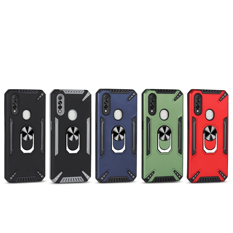 For OPPO A8 PC + TPU Protective Case with 360 Degrees Rotatable Ring Holder