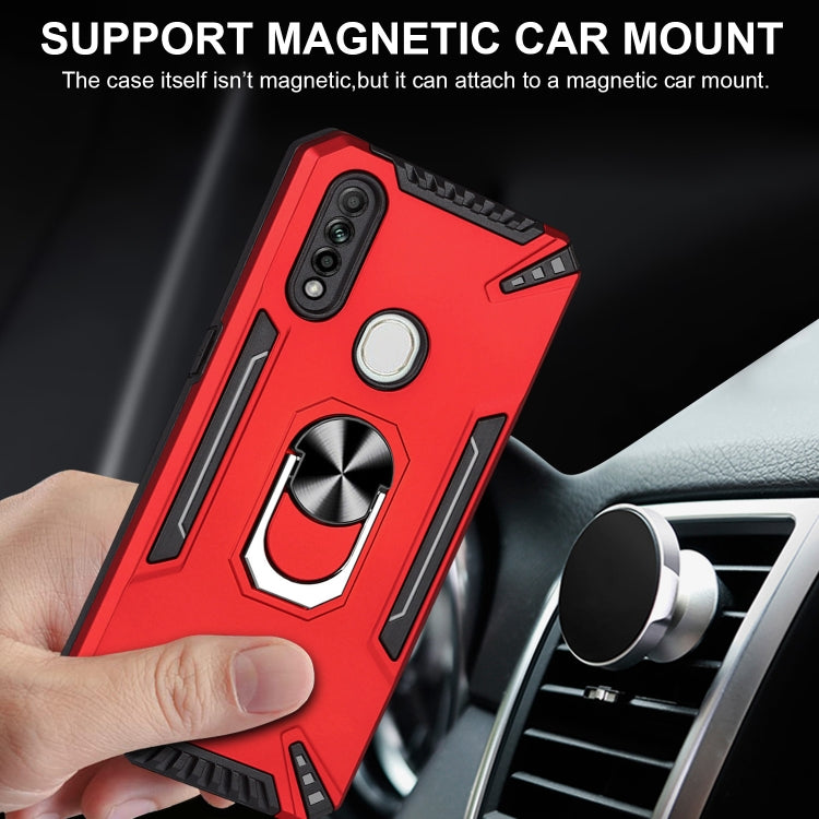 For OPPO A8 PC + TPU Protective Case with 360 Degrees Rotatable Ring Holder