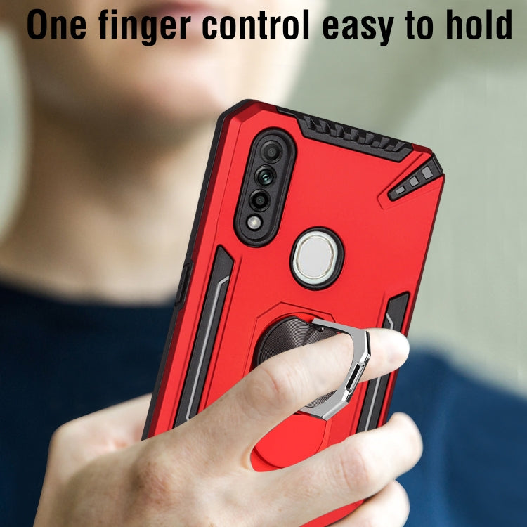 For OPPO A8 PC + TPU Protective Case with 360 Degrees Rotatable Ring Holder