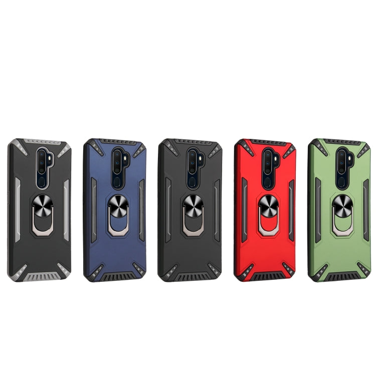 For OPPO A9 2020 / A5 2020 PC + TPU Protective Case with 360 Degrees Rotatable Ring Holder
