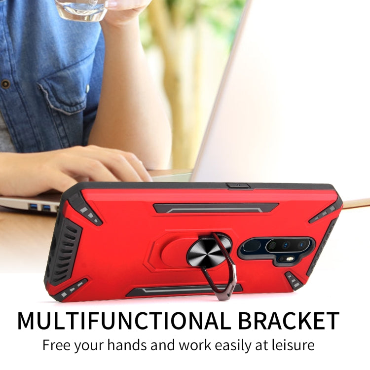 For OPPO A9 2020 / A5 2020 PC + TPU Protective Case with 360 Degrees Rotatable Ring Holder