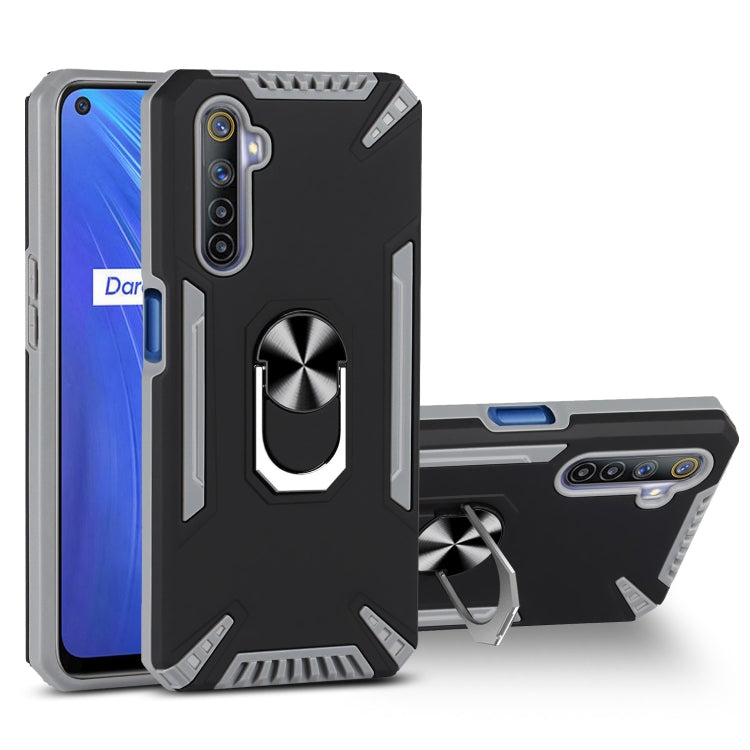 For Realme 6 PC + TPU Protective Case with 360 Degrees Rotatable Ring Holder