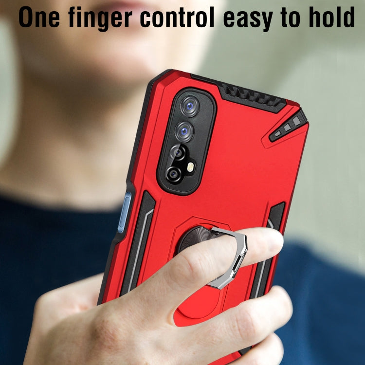 For Realme 7 PC + TPU Protective Case with 360 Degrees Rotatable Ring Holder