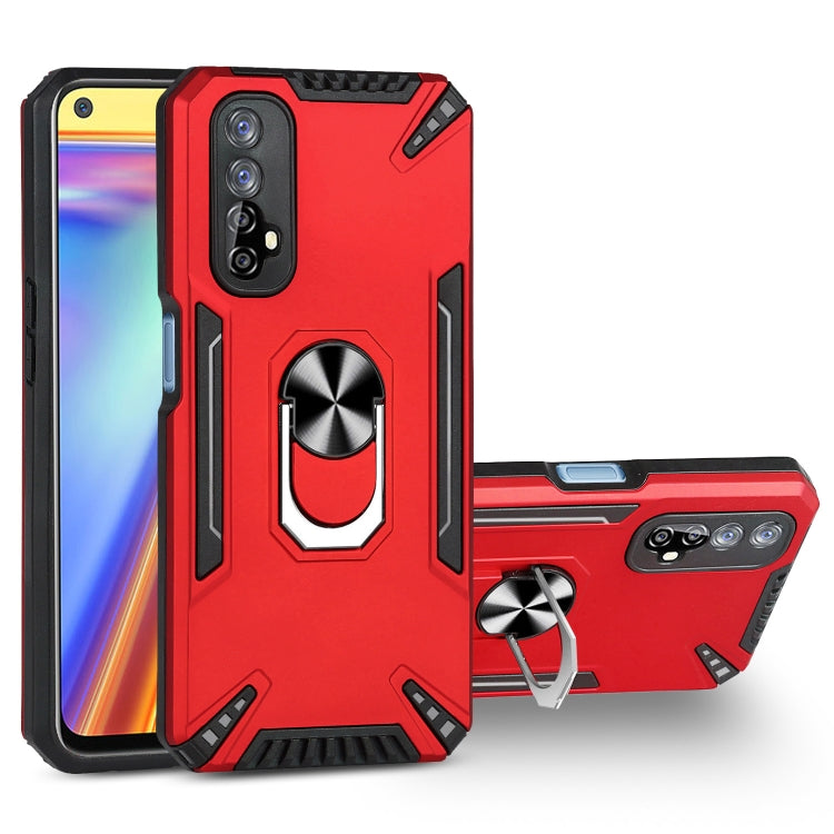 For Realme 7 PC + TPU Protective Case with 360 Degrees Rotatable Ring Holder