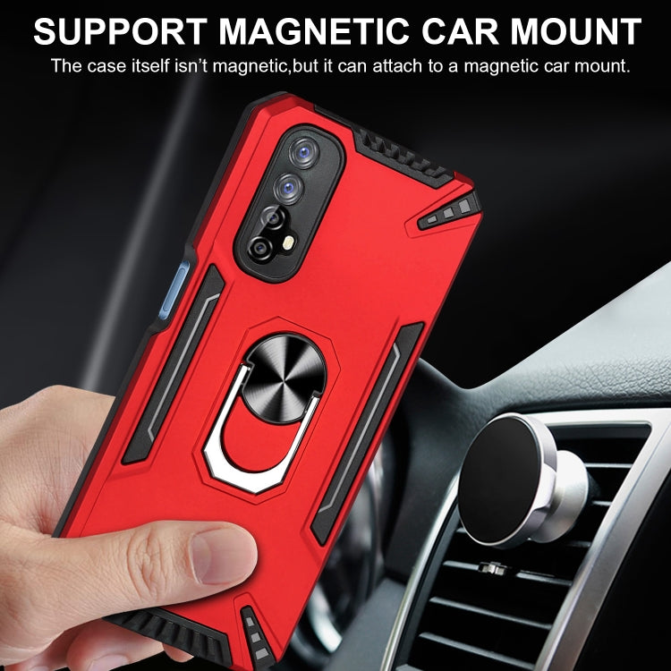 For Realme 7 PC + TPU Protective Case with 360 Degrees Rotatable Ring Holder