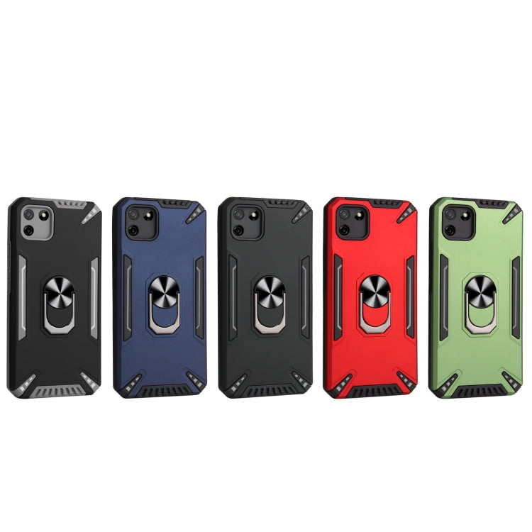 For Realme C11 PC + TPU Protective Case with 360 Degrees Rotatable Ring Holder