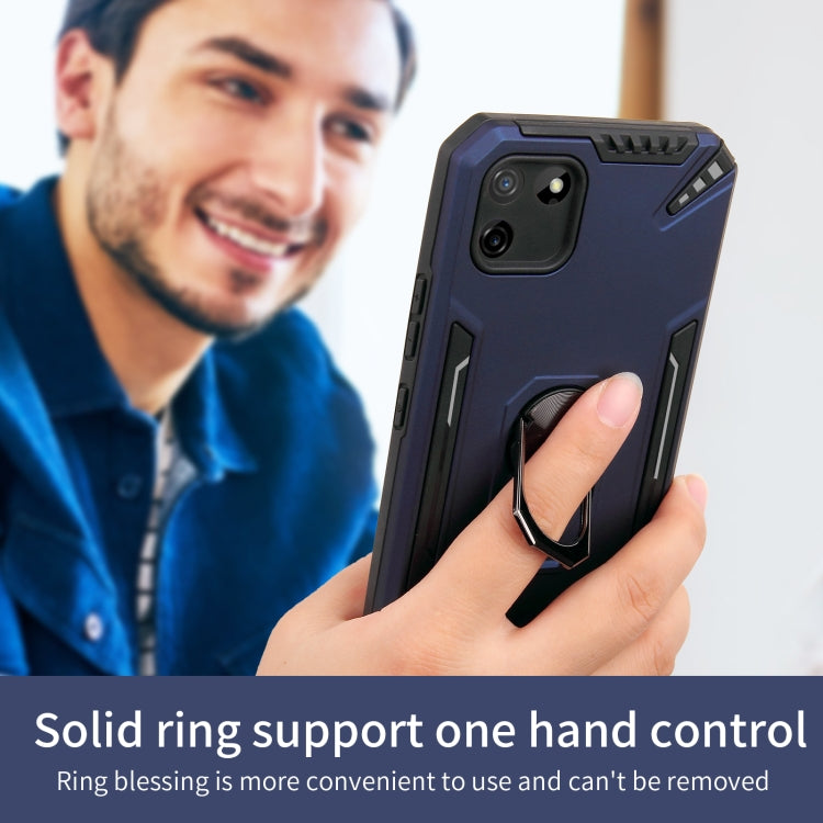 For Realme C11 PC + TPU Protective Case with 360 Degrees Rotatable Ring Holder