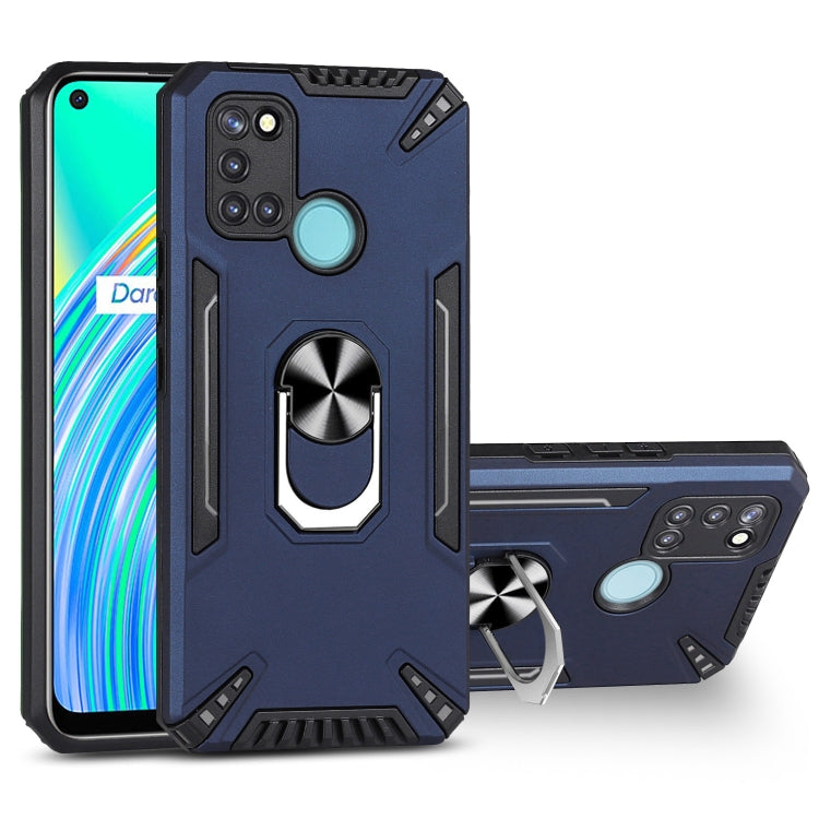 For Realme C17 PC + TPU Protective Case with 360 Degrees Rotatable Ring Holder