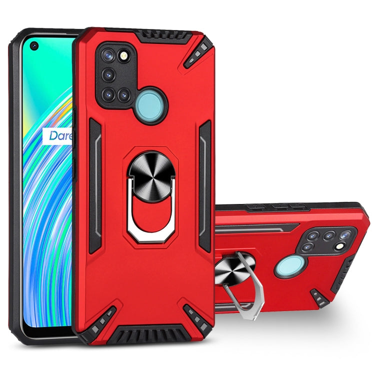For Realme C17 PC + TPU Protective Case with 360 Degrees Rotatable Ring Holder