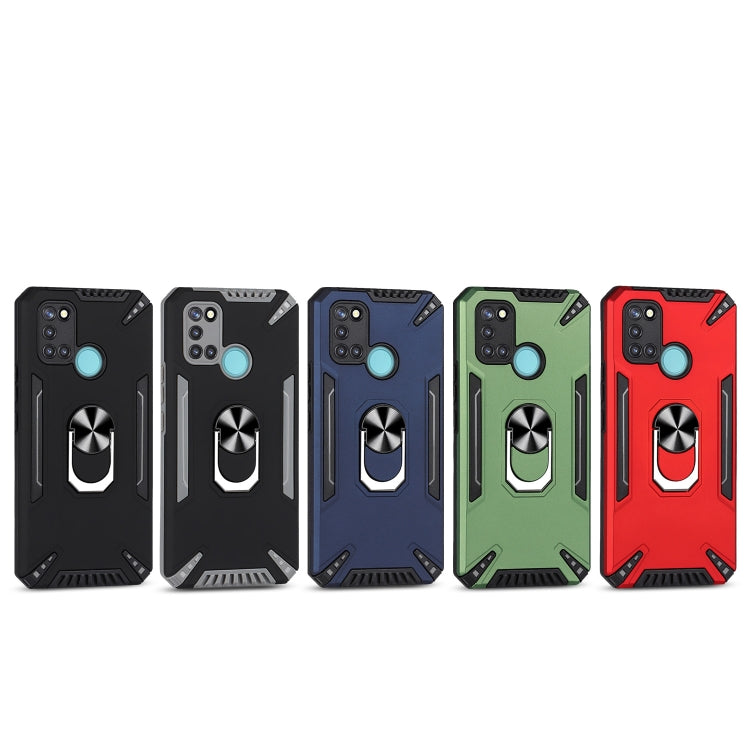 For Realme C17 PC + TPU Protective Case with 360 Degrees Rotatable Ring Holder