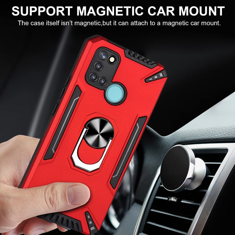 For Realme C17 PC + TPU Protective Case with 360 Degrees Rotatable Ring Holder