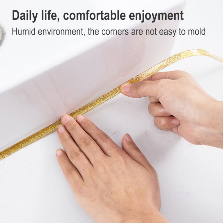 Kitchen Anti-mildew Waterproof Beauty Stitching Stickers Sink Seal Edge Line, Random Color Delivery, Size:6mx8mm