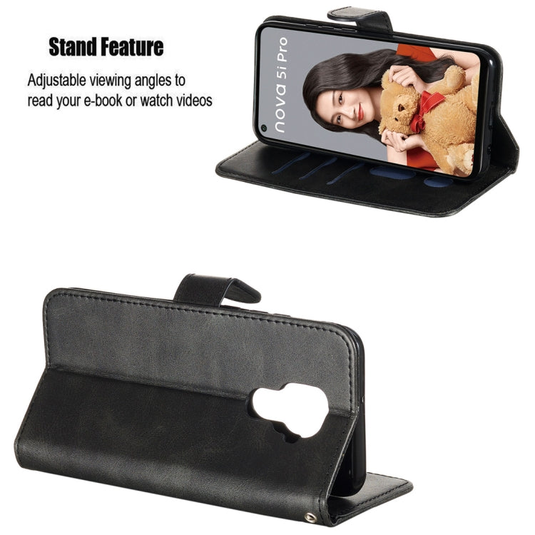 For Huawei nova 5i Pro/Mate 30 Lite Fashion Calf Texture Zipper Horizontal Flip PU Leather Case, with Holder & Card Slots & Wallet