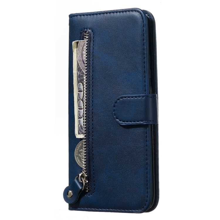 For Huawei nova 5i Pro/Mate 30 Lite Fashion Calf Texture Zipper Horizontal Flip PU Leather Case, with Holder & Card Slots & Wallet