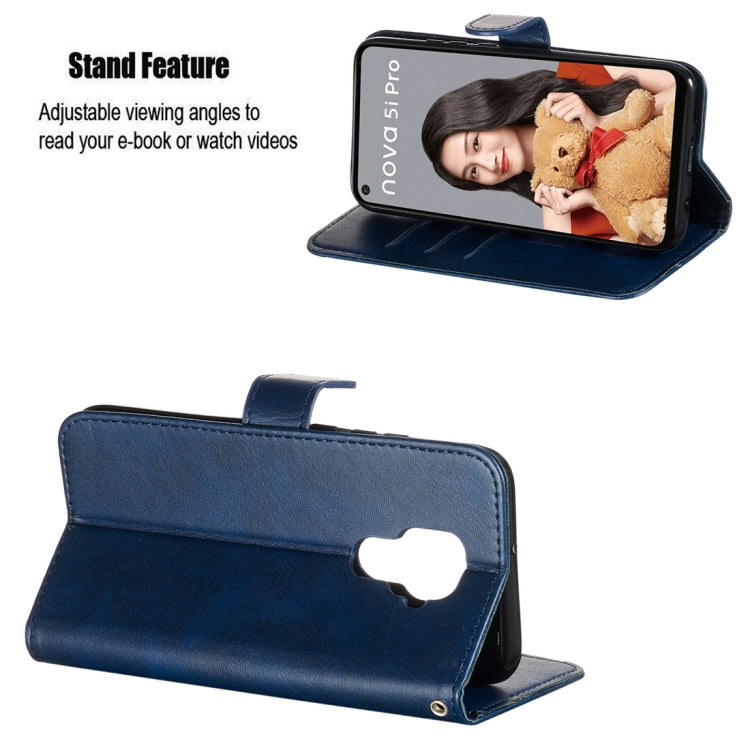 For Huawei nova 5i Pro/Mate 30 Lite Fashion Calf Texture Zipper Horizontal Flip PU Leather Case, with Holder & Card Slots & Wallet