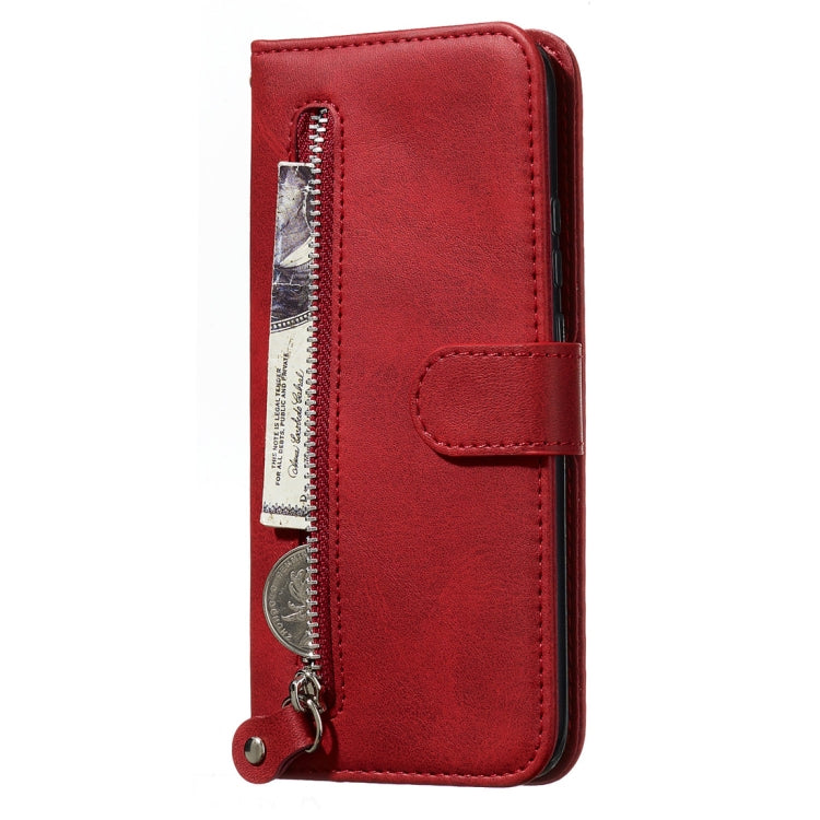 For Huawei nova 5i Pro/Mate 30 Lite Fashion Calf Texture Zipper Horizontal Flip PU Leather Case, with Holder & Card Slots & Wallet