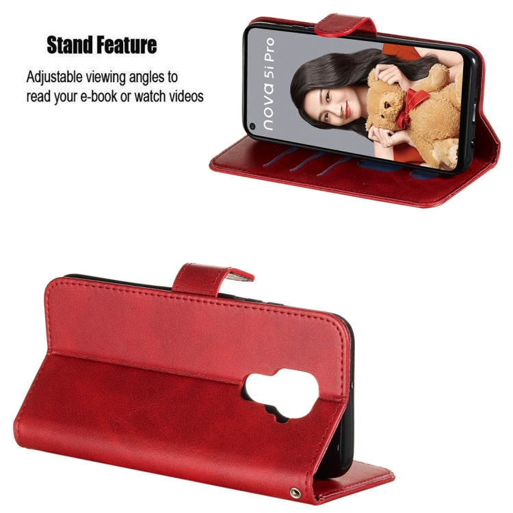 For Huawei nova 5i Pro/Mate 30 Lite Fashion Calf Texture Zipper Horizontal Flip PU Leather Case, with Holder & Card Slots & Wallet
