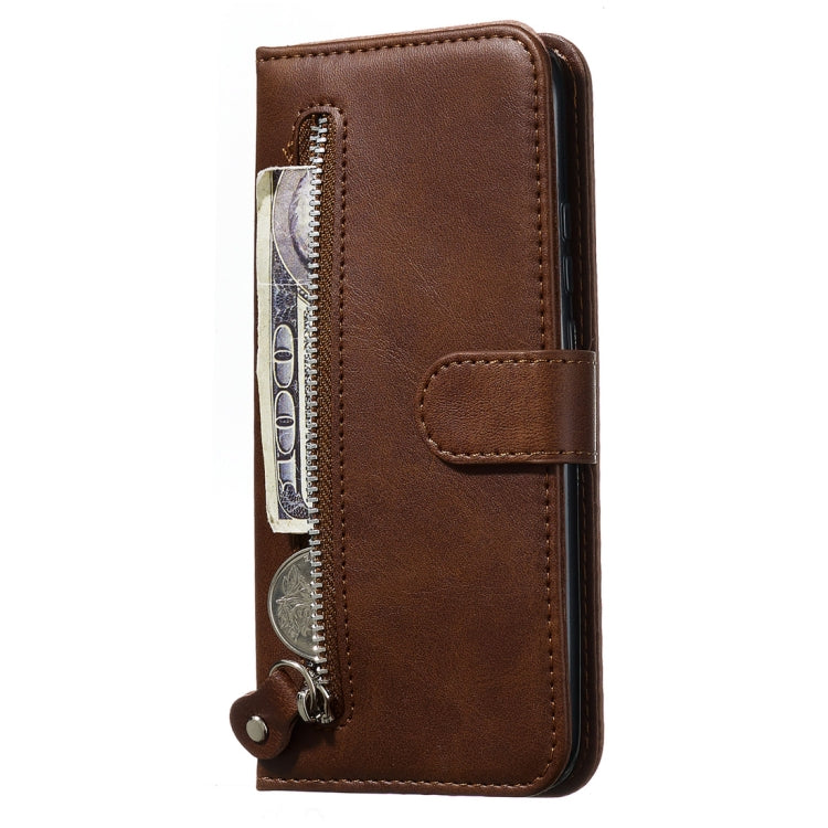 For Huawei nova 5i Pro/Mate 30 Lite Fashion Calf Texture Zipper Horizontal Flip PU Leather Case, with Holder & Card Slots & Wallet