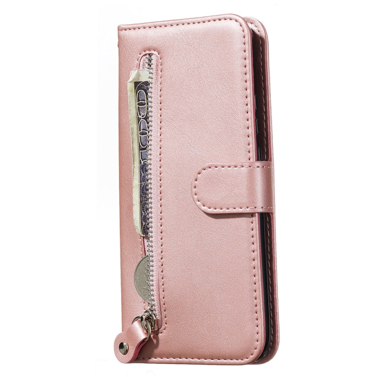 For Huawei nova 5i Pro/Mate 30 Lite Fashion Calf Texture Zipper Horizontal Flip PU Leather Case, with Holder & Card Slots & Wallet