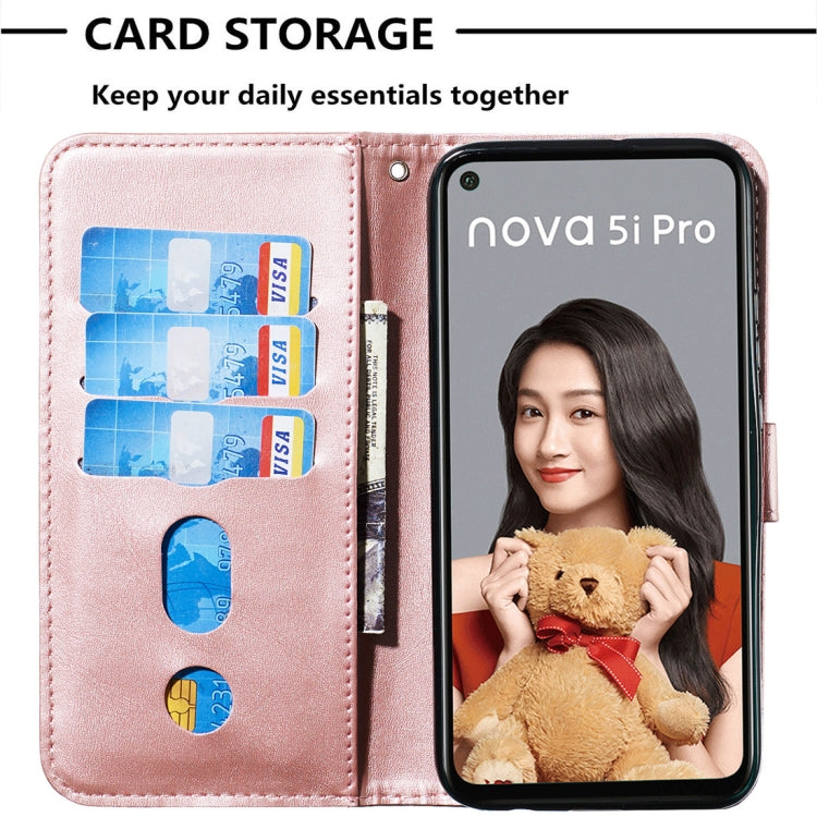 For Huawei nova 5i Pro/Mate 30 Lite Fashion Calf Texture Zipper Horizontal Flip PU Leather Case, with Holder & Card Slots & Wallet