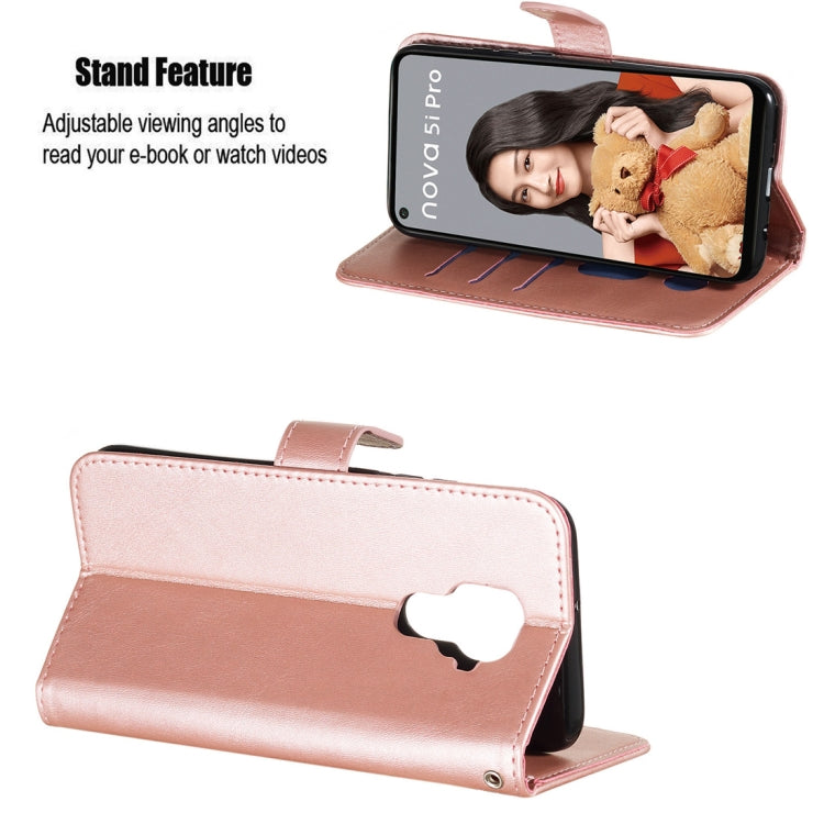 For Huawei nova 5i Pro/Mate 30 Lite Fashion Calf Texture Zipper Horizontal Flip PU Leather Case, with Holder & Card Slots & Wallet