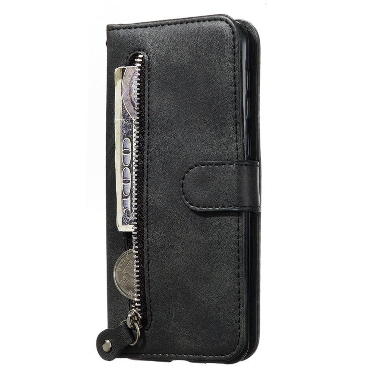 For Huawei nova 5 / nova 5 Pro Fashion Calf Texture Zipper Horizontal Flip PU Leather Case, with Holder & Card Slots & Wallet