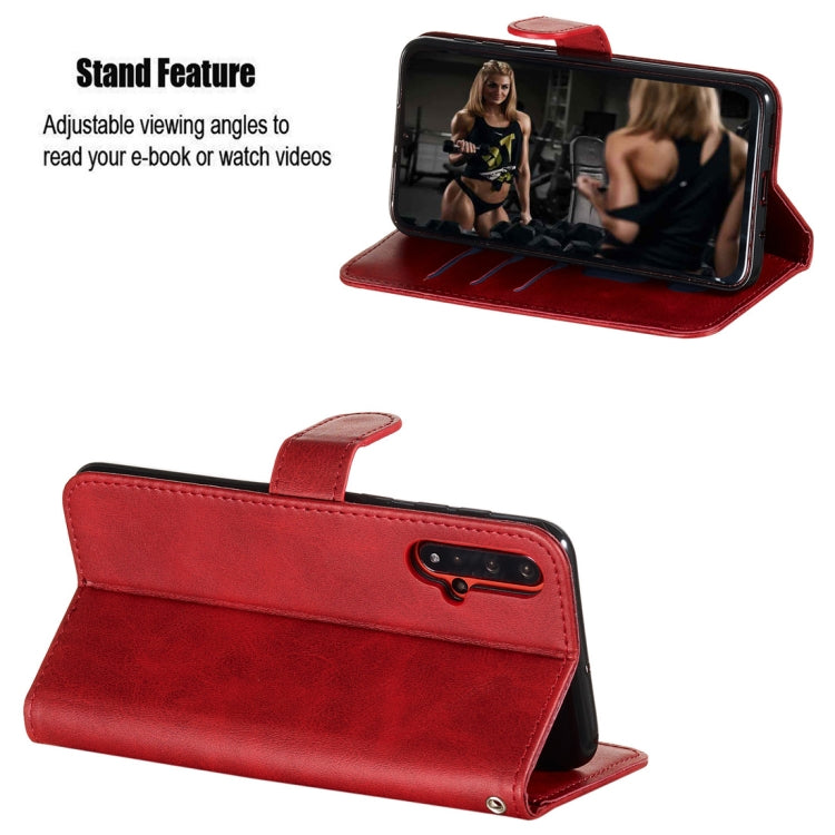 For Huawei nova 5 / nova 5 Pro Fashion Calf Texture Zipper Horizontal Flip PU Leather Case, with Holder & Card Slots & Wallet