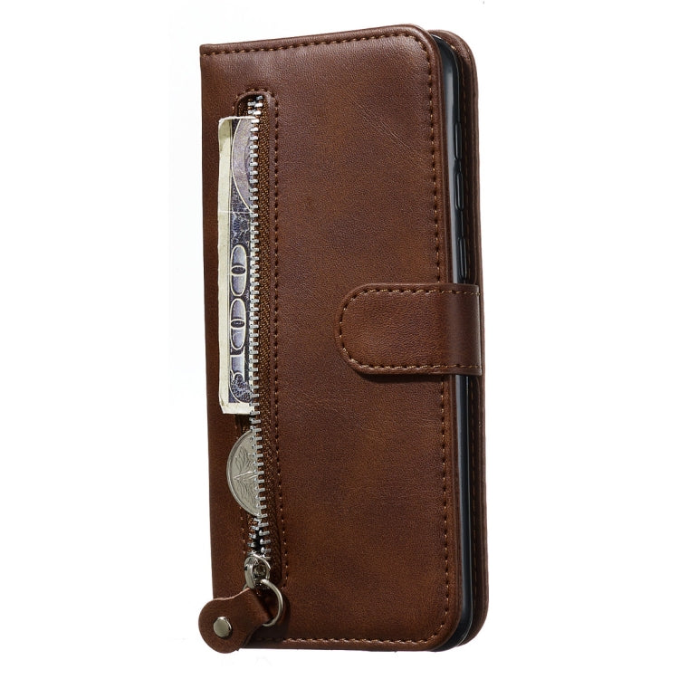 For Huawei nova 5 / nova 5 Pro Fashion Calf Texture Zipper Horizontal Flip PU Leather Case, with Holder & Card Slots & Wallet