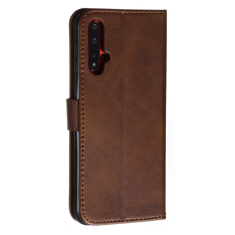 For Huawei nova 5 / nova 5 Pro Fashion Calf Texture Zipper Horizontal Flip PU Leather Case, with Holder & Card Slots & Wallet