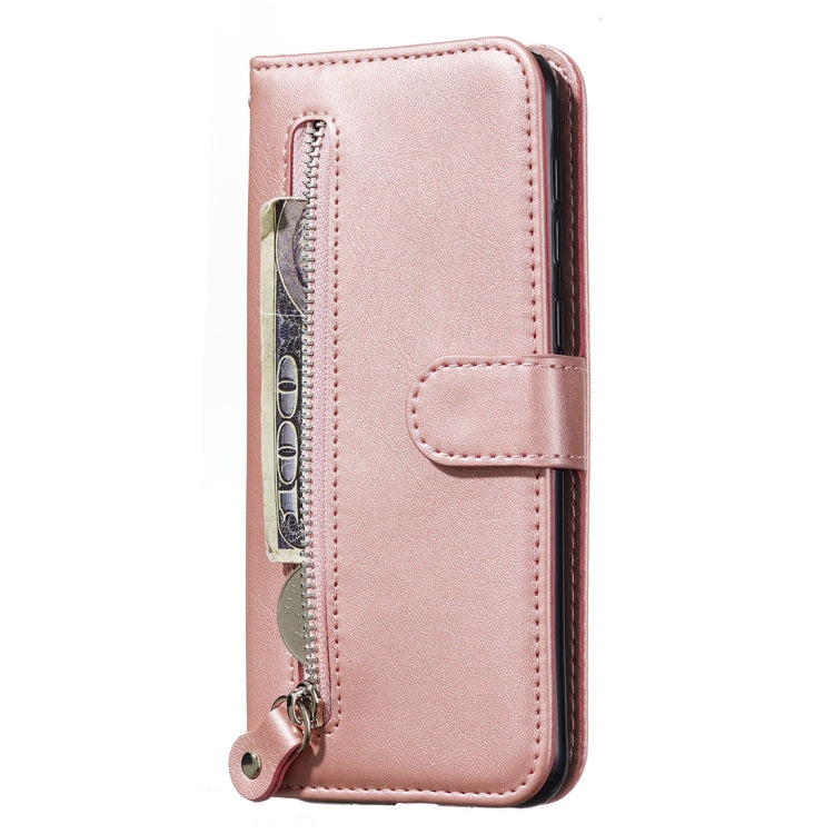 For Huawei nova 5 / nova 5 Pro Fashion Calf Texture Zipper Horizontal Flip PU Leather Case, with Holder & Card Slots & Wallet