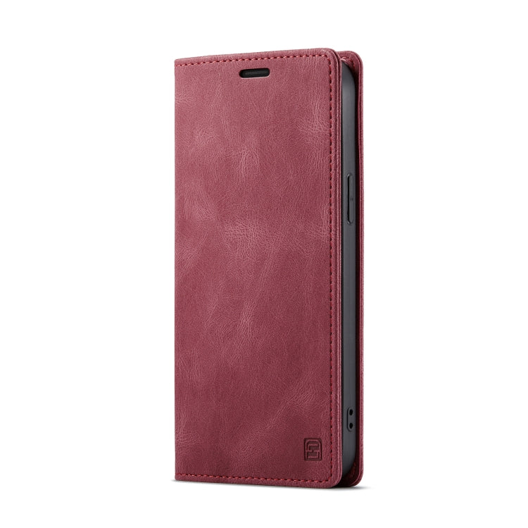 For iPhone 13 Pro Max AutSpace A01 Retro Skin-feel Crazy Horse Texture Horizontal Flip Leather Case with Holder & Card Slots & Wallet & RFID