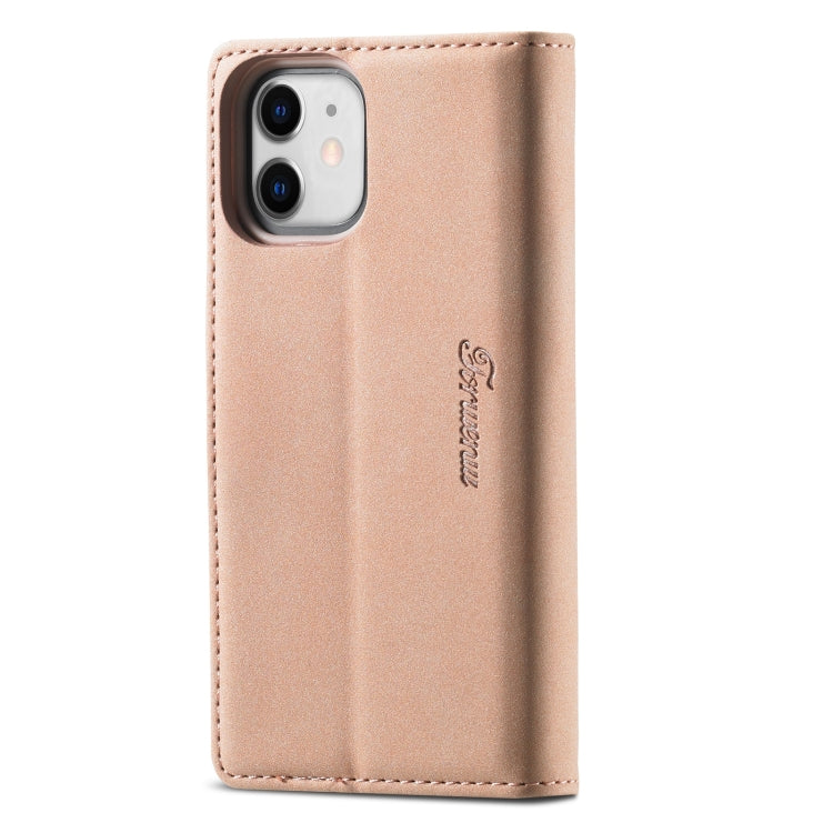 For iPhone 13 mini Forwenw F1 Series Matte Strong Magnetism Horizontal Flip Leather Case with Holder & Card Slots & Wallet & Photo Frame