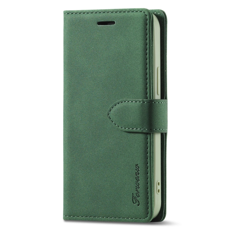 For iPhone 13 Forwenw F1 Series Matte Strong Magnetism Horizontal Flip Leather Case with Holder & Card Slots & Wallet & Photo Frame