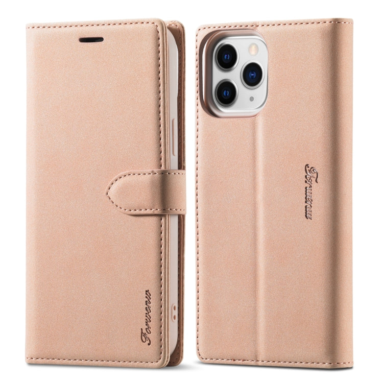 For iPhone 13 Pro Forwenw F1 Series Matte Strong Magnetism Horizontal Flip Leather Case with Holder & Card Slots & Wallet & Photo Frame