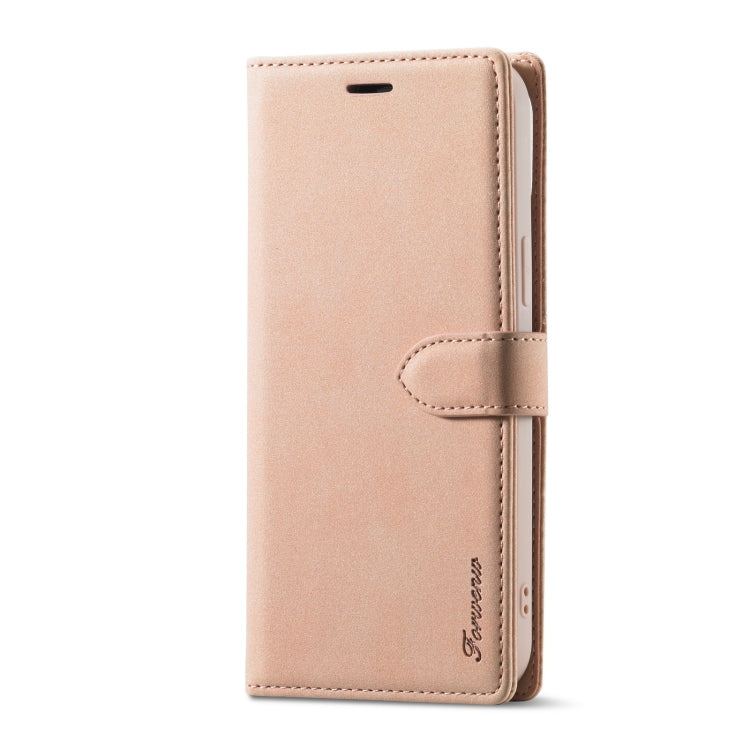 For iPhone 13 Pro Forwenw F1 Series Matte Strong Magnetism Horizontal Flip Leather Case with Holder & Card Slots & Wallet & Photo Frame