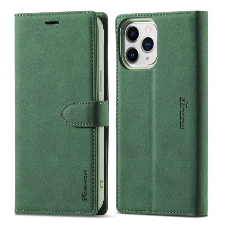 For iPhone 13 Pro Forwenw F1 Series Matte Strong Magnetism Horizontal Flip Leather Case with Holder & Card Slots & Wallet & Photo Frame