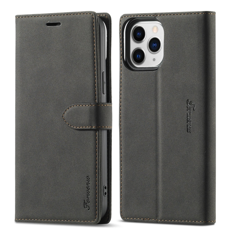 For iPhone 13 Pro Forwenw F1 Series Matte Strong Magnetism Horizontal Flip Leather Case with Holder & Card Slots & Wallet & Photo Frame