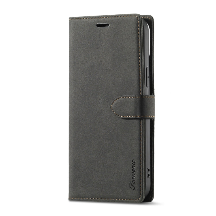 For iPhone 13 Pro Forwenw F1 Series Matte Strong Magnetism Horizontal Flip Leather Case with Holder & Card Slots & Wallet & Photo Frame