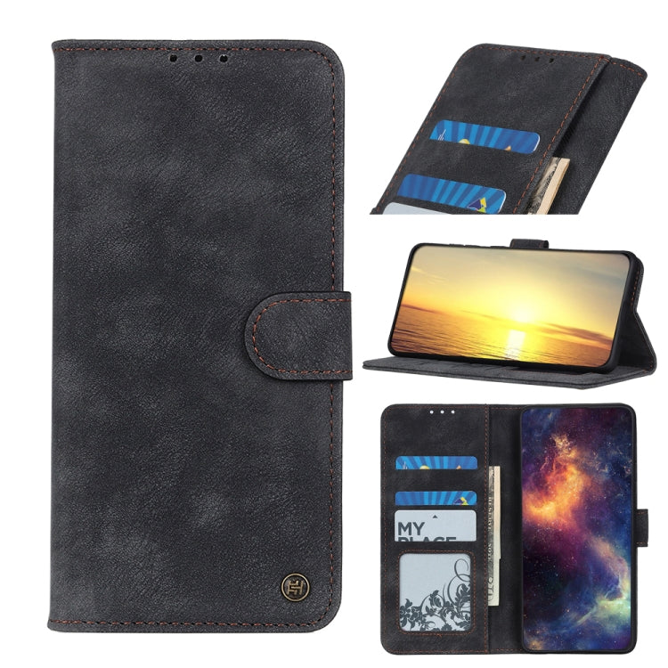 For OPPO A16 Antelope Texture Magnetic Buckle Horizontal Flip PU Leather Case with Card Slots & Wallet & Holder