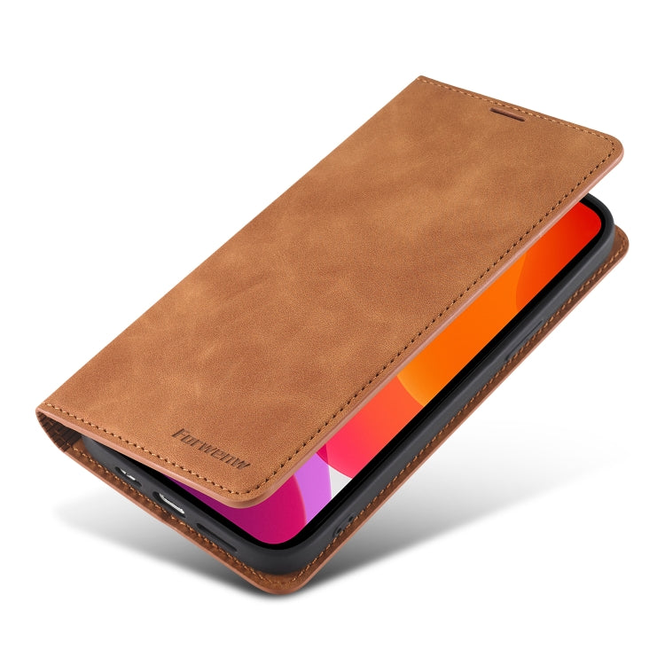 For iPhone 13 mini Forwenw Dream Series Magnetic Oil Edge Horizontal Flip Leather Case with Holder & Card Slot & Photo Frame & Wallet