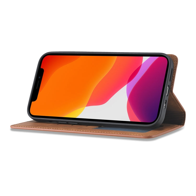 For iPhone 13 mini Forwenw Dream Series Magnetic Oil Edge Horizontal Flip Leather Case with Holder & Card Slot & Photo Frame & Wallet