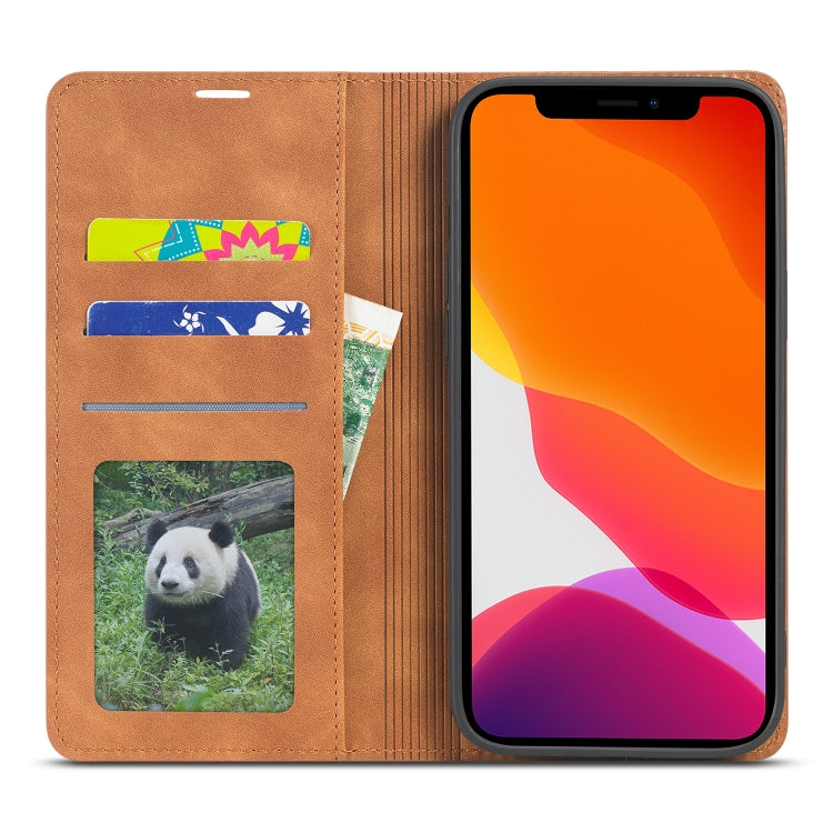 For iPhone 13 mini Forwenw Dream Series Magnetic Oil Edge Horizontal Flip Leather Case with Holder & Card Slot & Photo Frame & Wallet